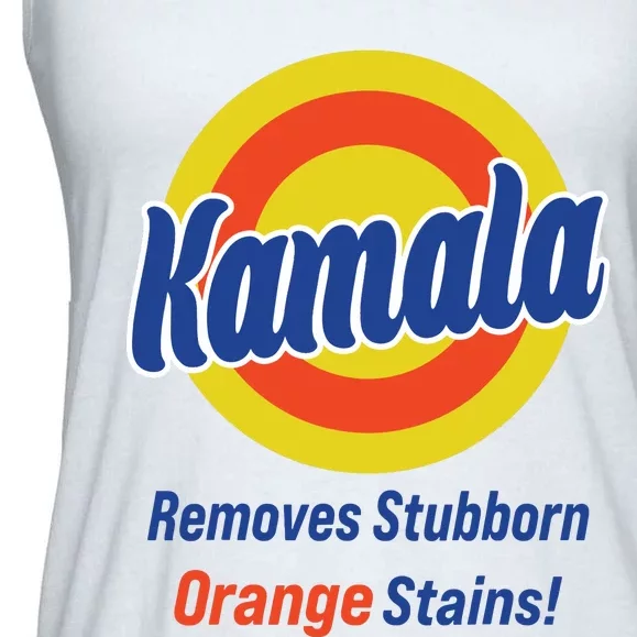 Kamala Harris 2024 Removes Stubborn Orange Stains Ladies Essential Flowy Tank