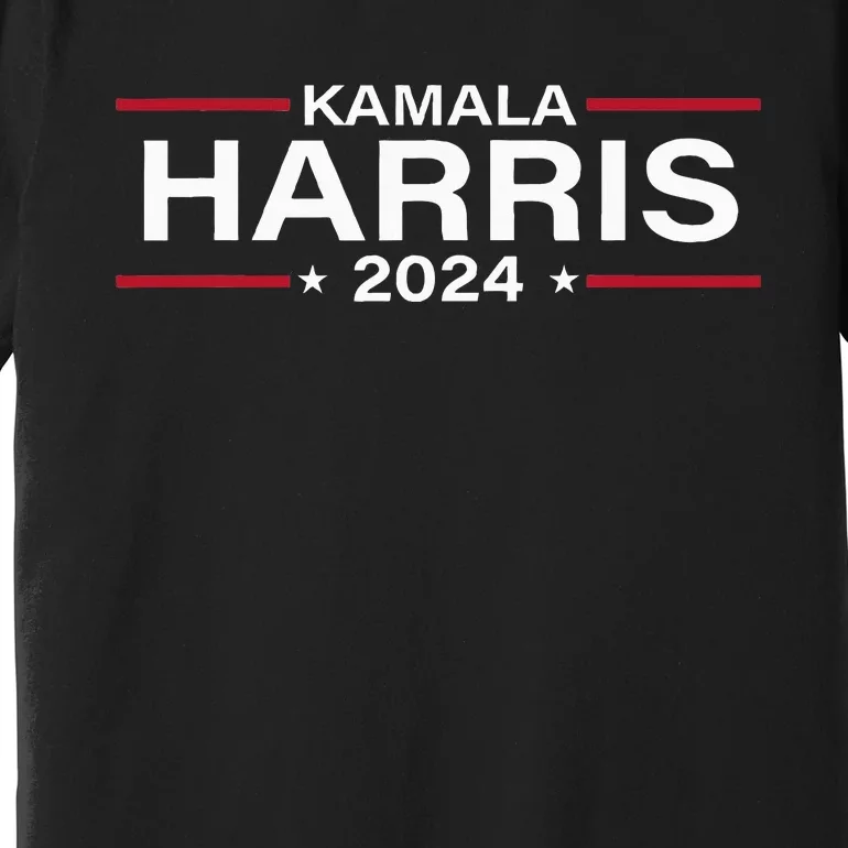 Kamala Harris 2024 For President Election Campaign Premium T-Shirt