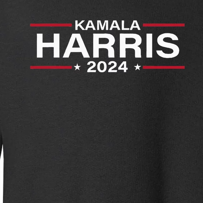 Kamala Harris 2024 For President Election Campaign Toddler Sweatshirt