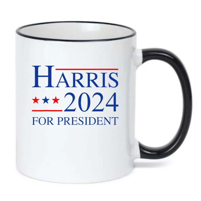 Kamala Harris 2024 For President Election Campaign Black Color Changing Mug