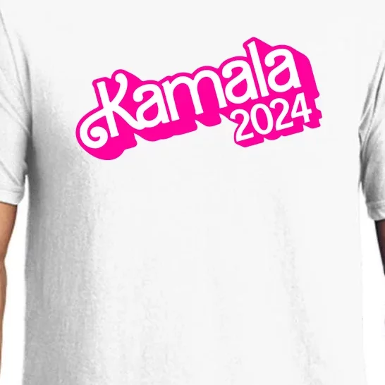 Kamala Harris 2024 Neon Fuchsia Doll Logo Pajama Set