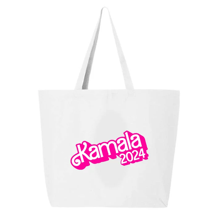 Kamala Harris 2024 Neon Fuchsia Doll Logo 25L Jumbo Tote