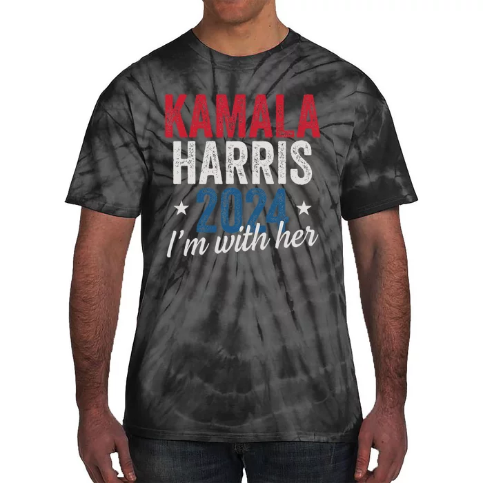 Kamala Harris 2024 Support IM With Her Kamala Harris 2024 Tie-Dye T-Shirt