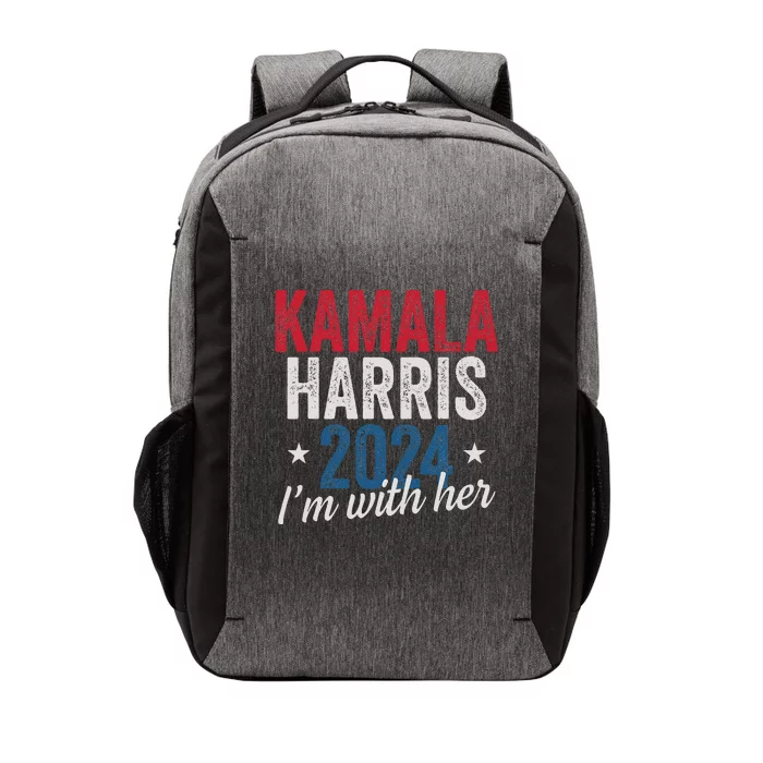 Kamala Harris 2024 Support IM With Her Kamala Harris 2024 Vector Backpack