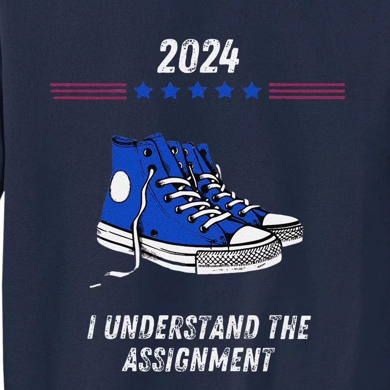 Kamala Harris 2024 Chucks For President 47th Vote Tall Sweatshirt