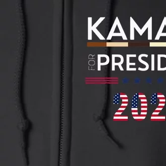 Kamala Harris 2024 For President Campaign Full Zip Hoodie