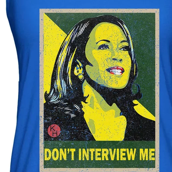 Kamala Harris 2024 Don’T Interview Me Ladies Essential Flowy Tank