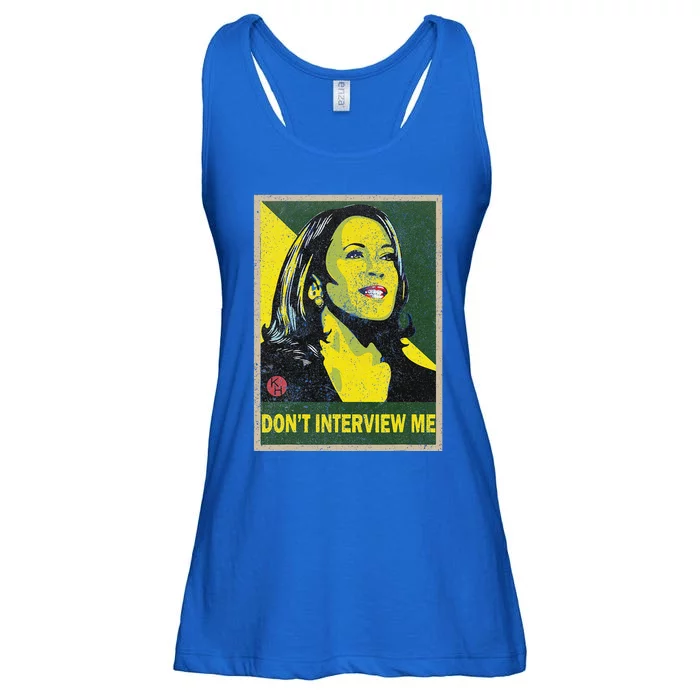 Kamala Harris 2024 Don’T Interview Me Ladies Essential Flowy Tank