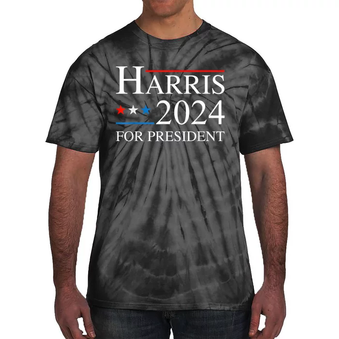 Kamala Harris 2024 For President Election Campaign Tie-Dye T-Shirt