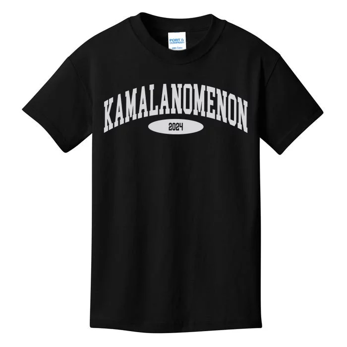 Kamala Harris 2024 Kamalanomenon Kids T-Shirt