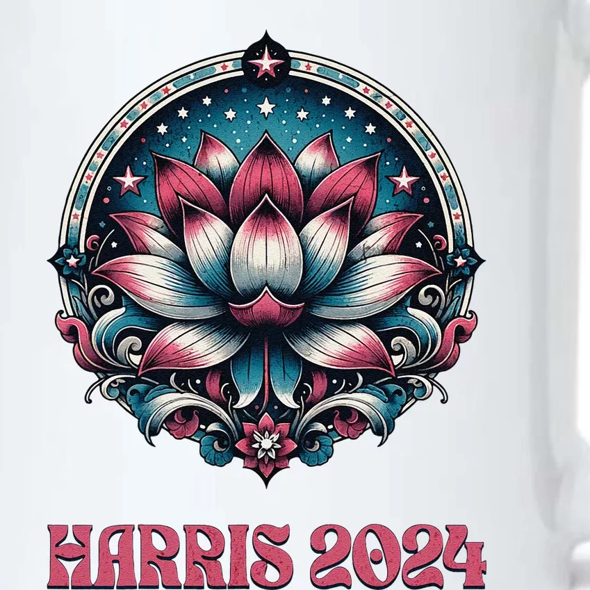 Kamala Harris 2024 Presidential Campaign American Lotus Black Color Changing Mug