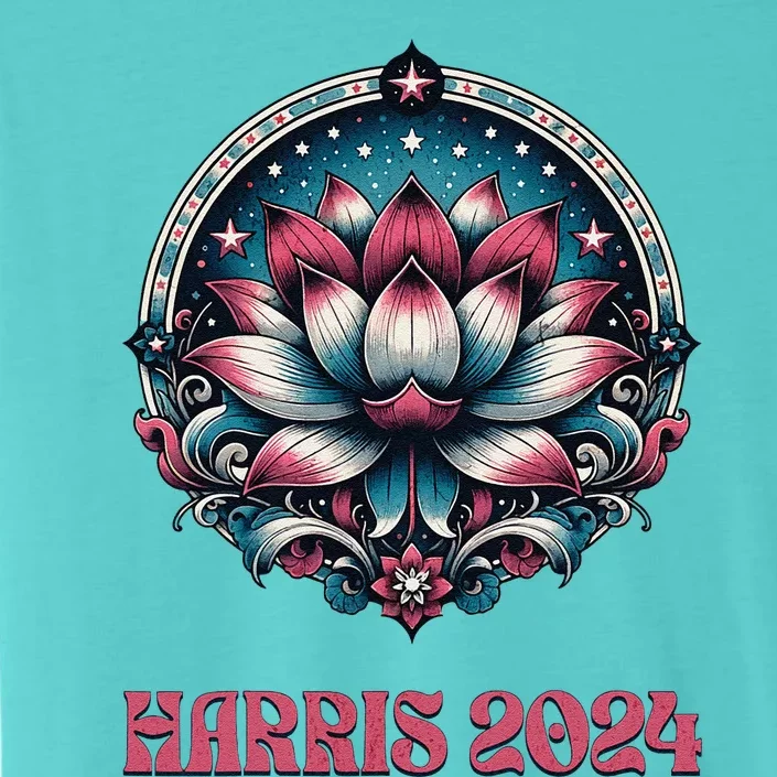 Kamala Harris 2024 Presidential Campaign American Lotus ChromaSoft Performance T-Shirt