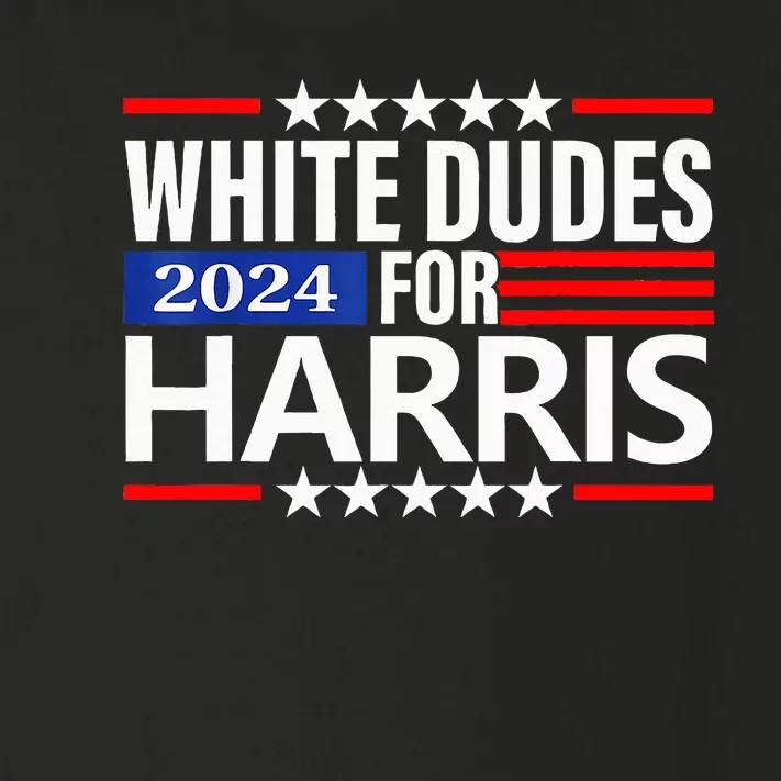 Kamala Harris 2024 White Dudes For Harris 2024 Toddler Long Sleeve Shirt