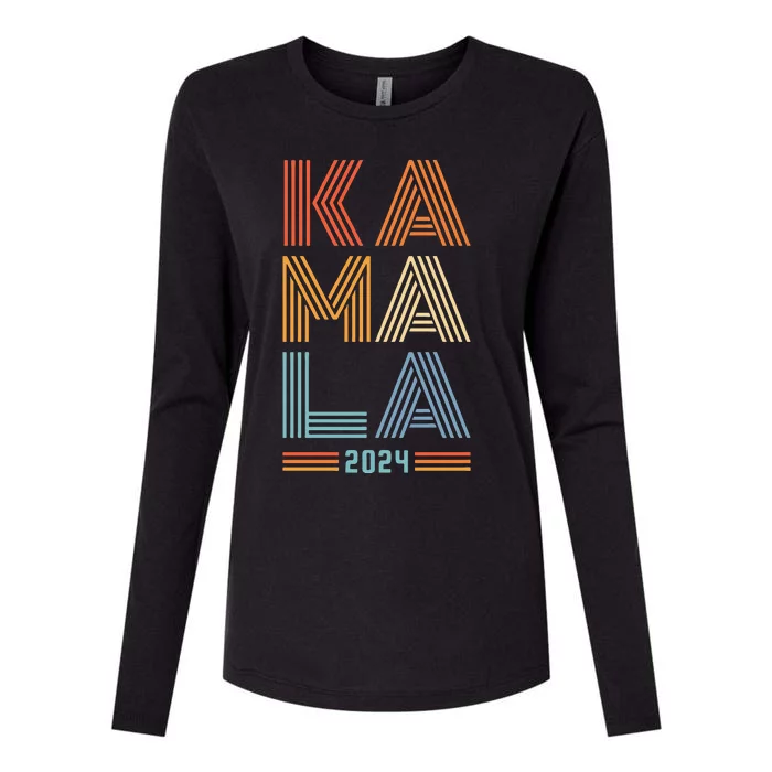 Kamala Harris 2024 Presidential Election Womens Cotton Relaxed Long Sleeve T-Shirt