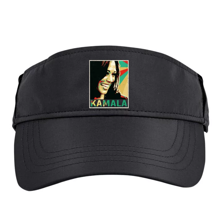 Kamala Harris 2024 Kamala For President Adult Drive Performance Visor