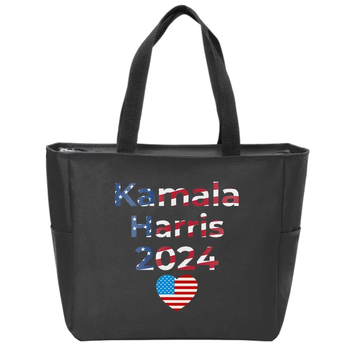 Kamala Harris 2024 Zip Tote Bag