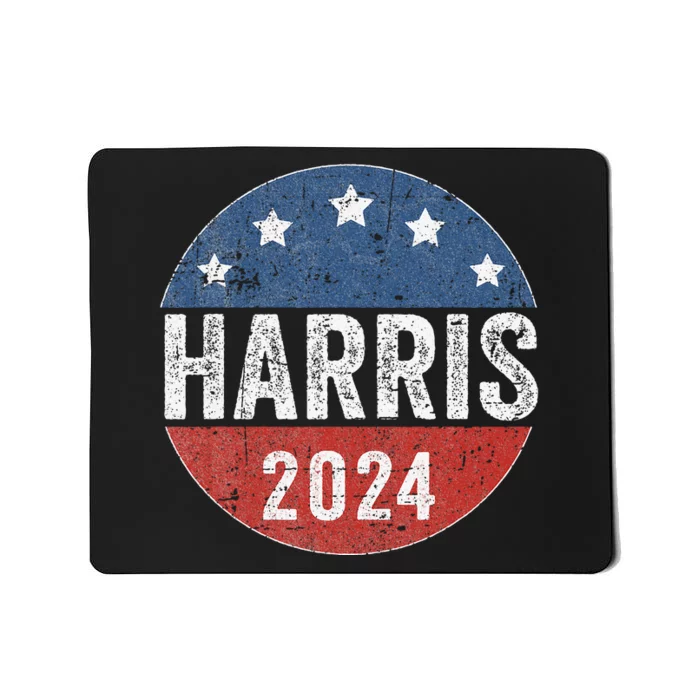 Kamala Harris 2024 For President Campaign Us Flag Mousepad