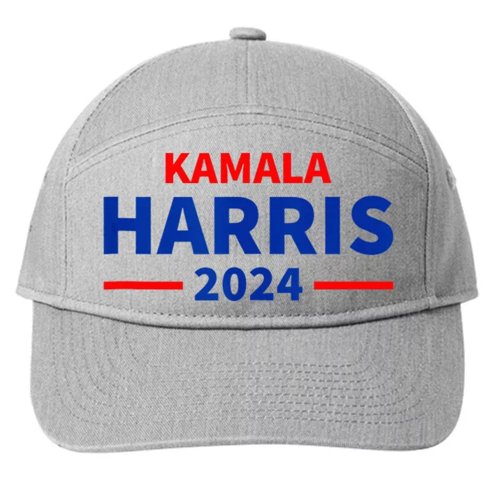 Kamala Harris 2024 7-Panel Snapback Hat