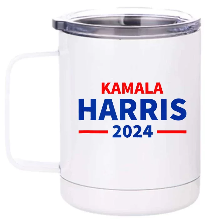 Kamala Harris 2024 Front & Back 12oz Stainless Steel Tumbler Cup