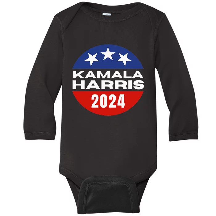 Kamala Harris 2024 Baby Long Sleeve Bodysuit