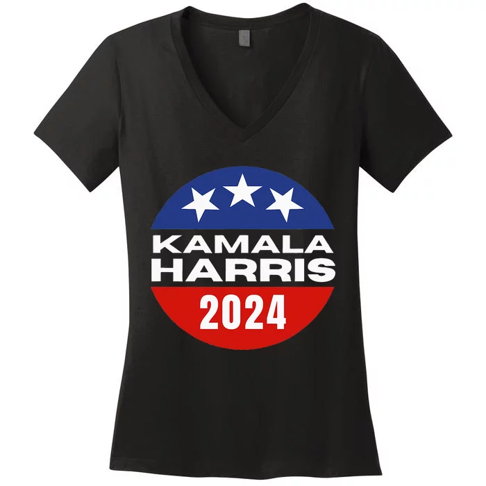 Kamala Harris 2024 Women's V-Neck T-Shirt