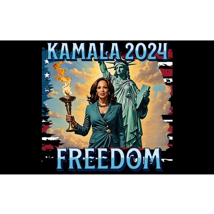 Kamala Harris 2024 For President Campaign Lady Liberty Torch Bumper Sticker