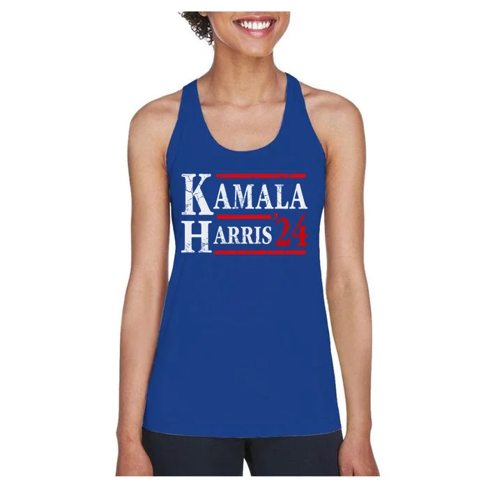 Kamala Harris 2024 Election President Democrat Gift Women's Racerback Tank