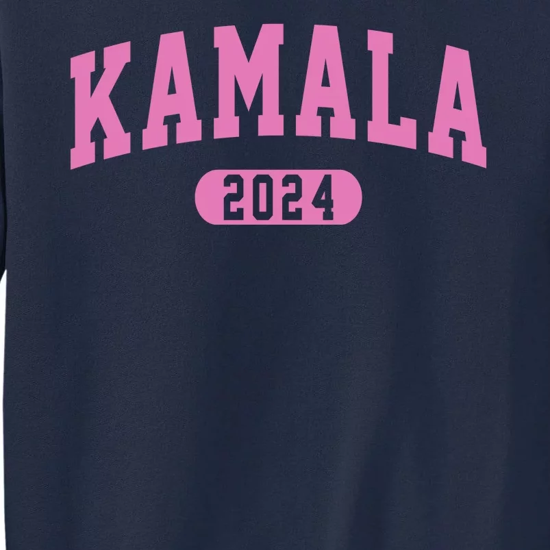 Kamala Harris 2024 President Varsity Print Tall Sweatshirt