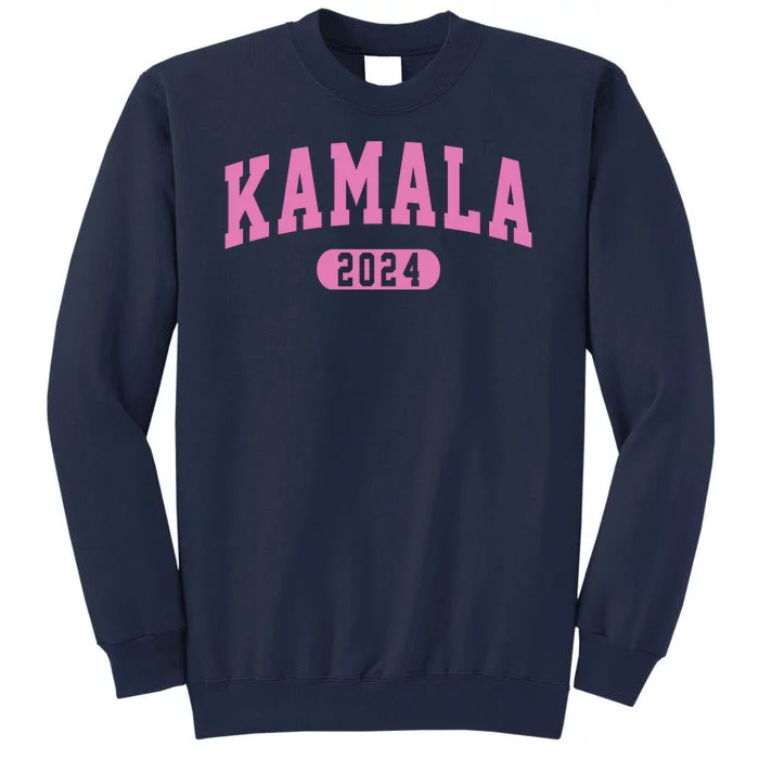 Kamala Harris 2024 President Varsity Print Tall Sweatshirt