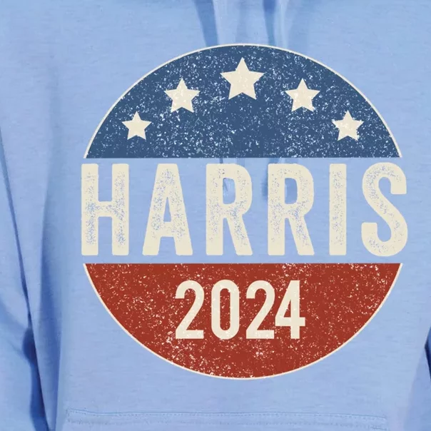 Kamala Harris 2024 For President Campaign Us Flag Great Gift Unisex Surf Hoodie