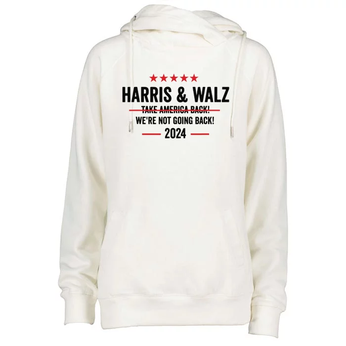 Kamala Harris 2024 For President Harris Walz 2024 Antitrump Womens Funnel Neck Pullover Hood