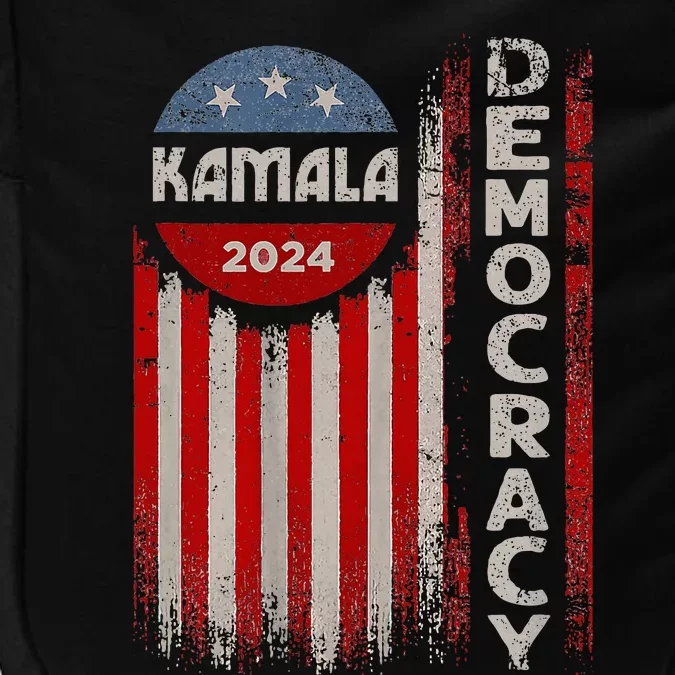 Kamala Harris 2024 Us Flag Democratic President Impact Tech Backpack