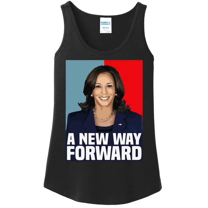 Kamala Harris 2024 A New Way Forward Election Ladies Essential Tank