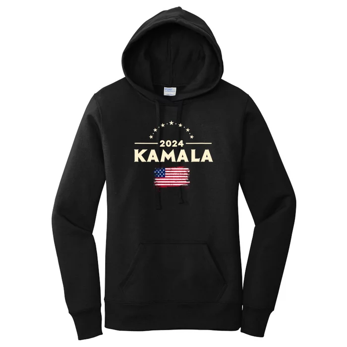 Kamala Harris 2024 Presidential Campaign American Women's Pullover Hoodie