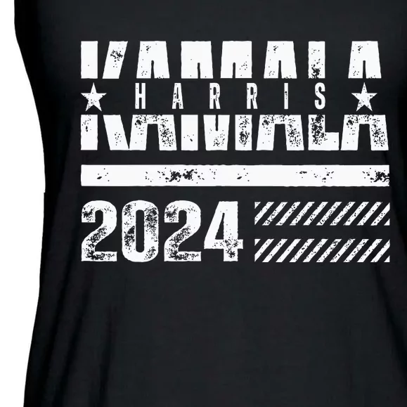 Kamala Harris 2024 Kamala For President Ladies Essential Flowy Tank