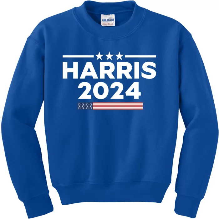 Kamala Harris 2024 For President Gift Kids Sweatshirt