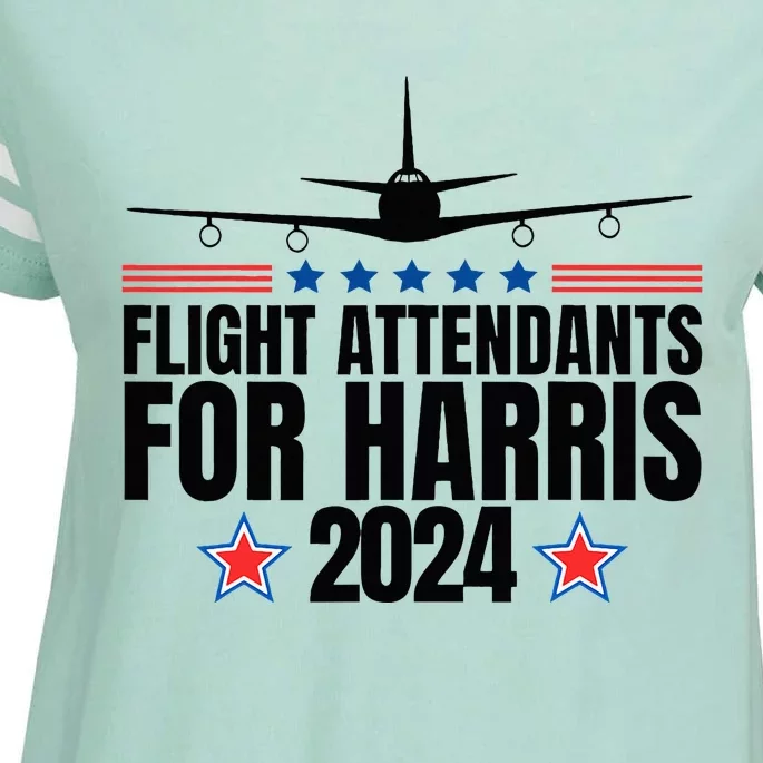 Kamala Harris 2024 For President Flight Attendants Enza Ladies Jersey Football T-Shirt