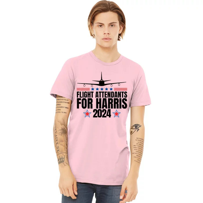 Kamala Harris 2024 For President Flight Attendants Premium T-Shirt