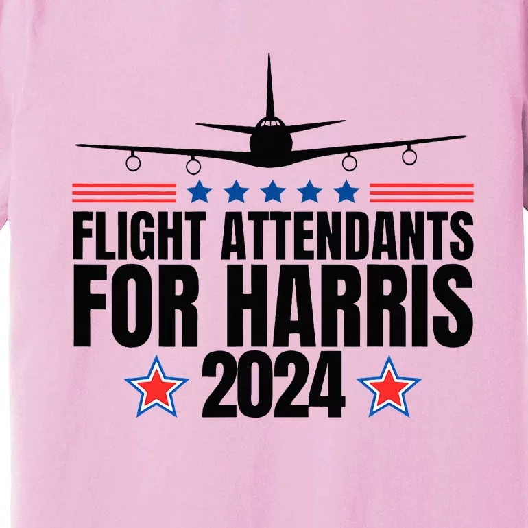 Kamala Harris 2024 For President Flight Attendants Premium T-Shirt