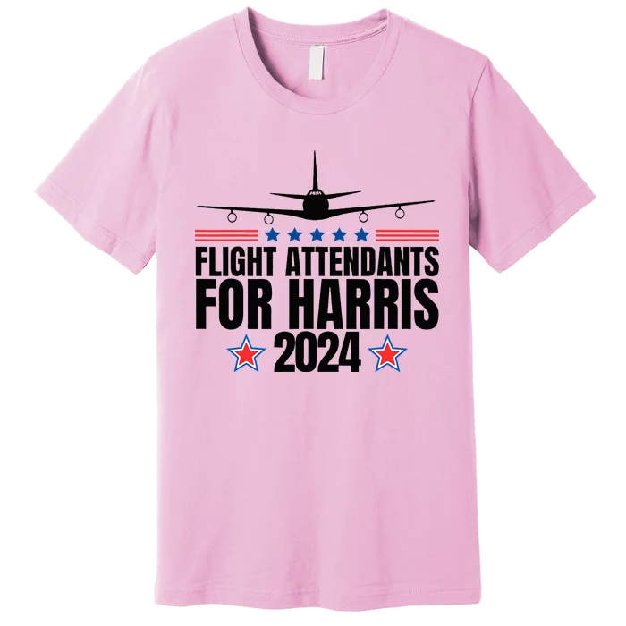 Kamala Harris 2024 For President Flight Attendants Premium T-Shirt