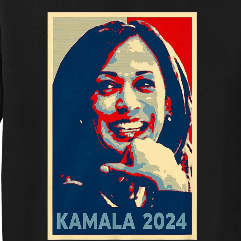 Kamala Harris 2024 For President Campaign Tall Sweatshirt