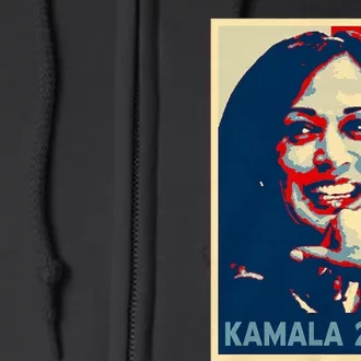 Kamala Harris 2024 For President Campaign Full Zip Hoodie