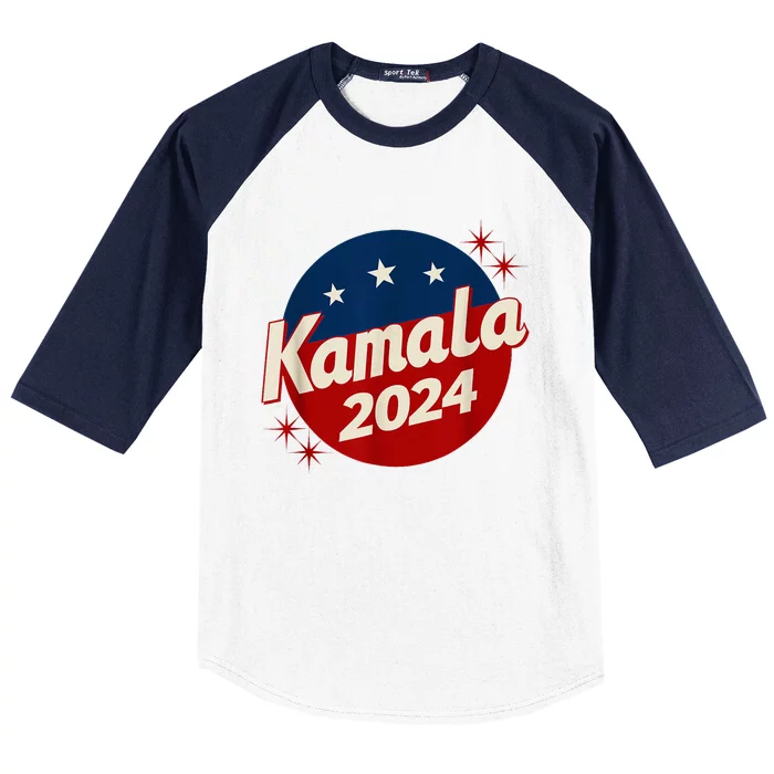 Kamala Harris 2024 For President Campaign Vintage Baseball Sleeve Shirt