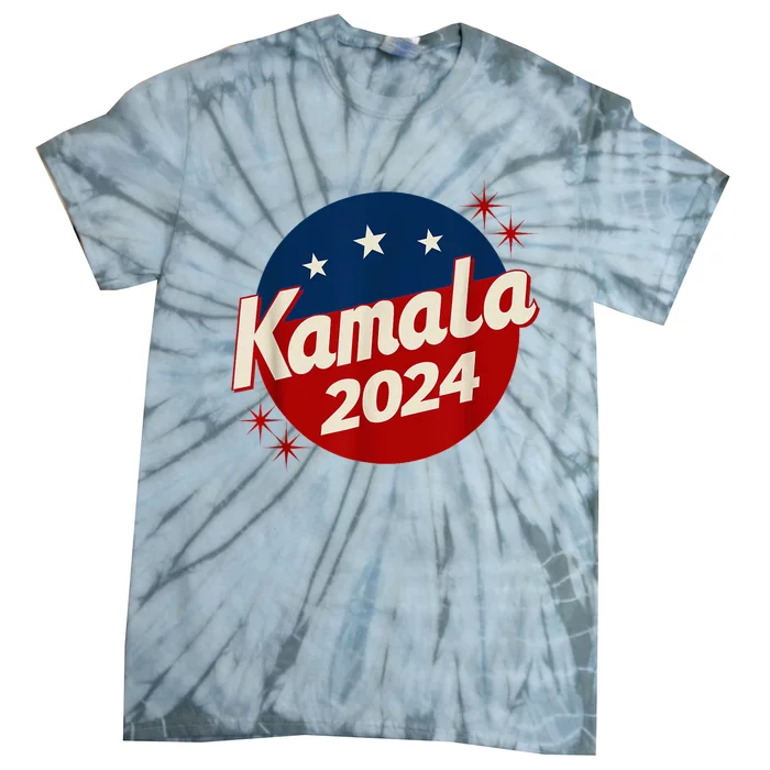 Kamala Harris 2024 For President Campaign Vintage Tie-Dye T-Shirt