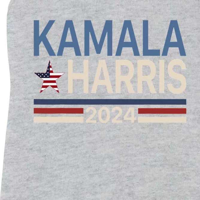 Kamala Harris 2024 For President Campaign Vote Election Women's Racerback Tank