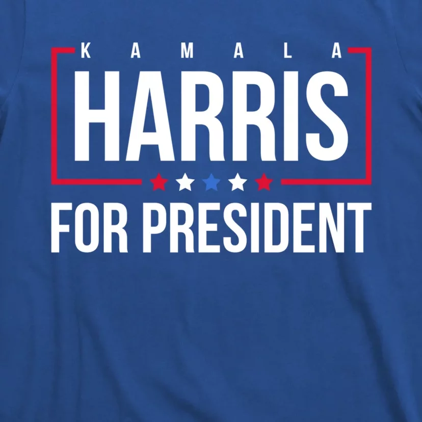 Kamala Harris 2024 For President Us Flag Democratic Funny Gift T-Shirt