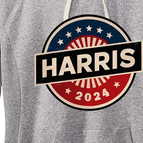 Kamala Harris 2024 For President Campaign 2024 Us Flag Women's Fleece Hoodie