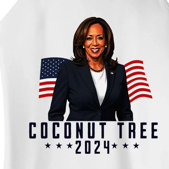 Kamala Harris 2024 Coconut Tree 2024 Vote Elect Kamala 2024 Women’s Perfect Tri Rocker Tank