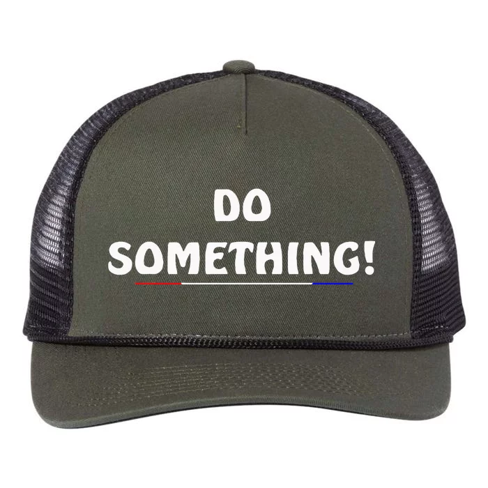 Kamala Harris 2024 Election Michelle Obama Do Something! Retro Rope Trucker Hat Cap