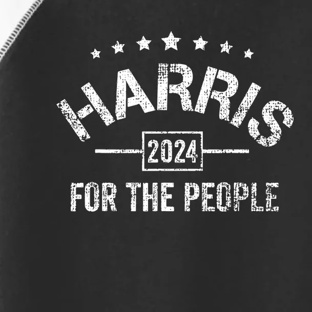 Kamala Harris 2024 For The People President Campaign Toddler Fine Jersey T-Shirt